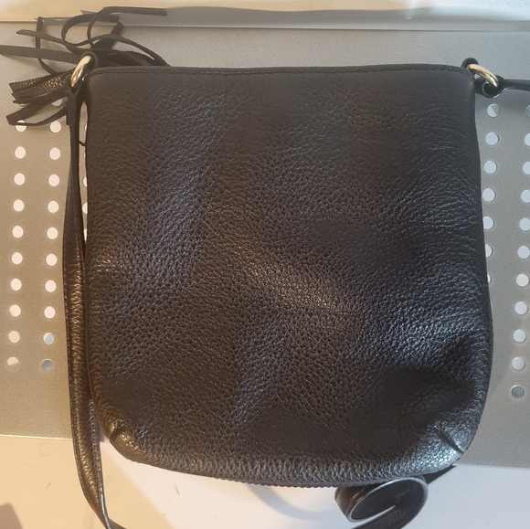 MICHAEL KORS BLACK LEATHER SMALL CROSSBODY - Picture 5 of 5